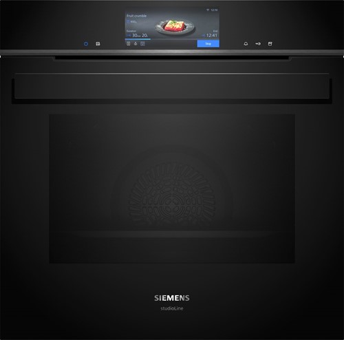 Siemens HS958KDB1 iQ700,Oven met stoom 60 cm,24 syst,ecoCl Full,HC,autoOpen door